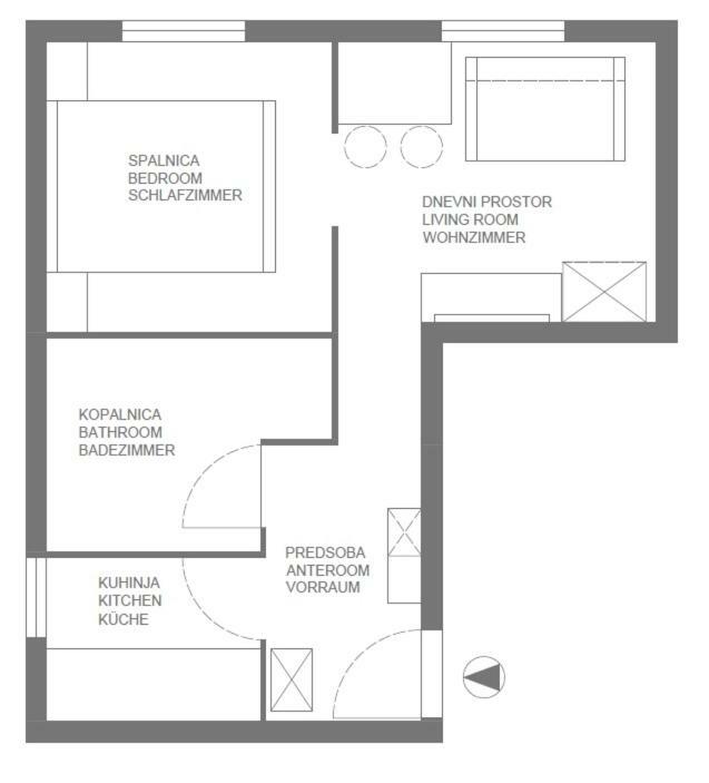 Elegant Central Apt Maribor W/Parking Exterior photo